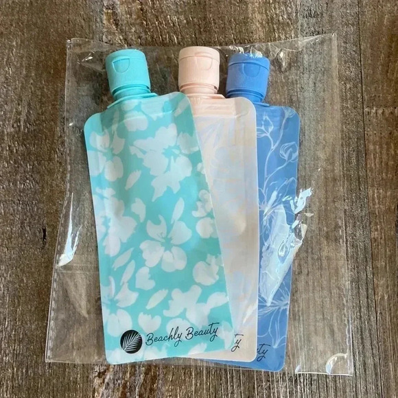 Beachly Beauty  | Tropical 🏝 Three Pack Travel Pouches - Picture 3 of 3